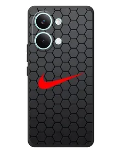 Чехол для Xiaomi Poco X8 Pro Max с картинкой «Nike — карбоновая сетка» Чехол для Xiaomi Poco X8 Pro Max с картинкой «Nike — карбоновая сетка»