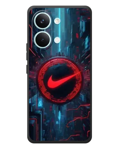 Чехол для Xiaomi Poco X8 Pro Max с картинкой «Техногенный стиль Nike» Чехол для Xiaomi Poco X8 Pro Max с картинкой «Техногенный стиль Nike»