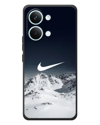 Чехол для Xiaomi Poco X8 Pro Max с картинкой «Nike — зимние горы» Чехол для Xiaomi Poco X8 Pro Max с картинкой «Nike — зимние горы»