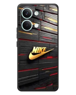 Чехол для Xiaomi Poco X8 Pro Max с картинкой «Золотой Nike на металле» Чехол для Xiaomi Poco X8 Pro Max с картинкой «Золотой Nike на металле»