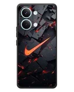 Чехол для Xiaomi Poco X8 Pro Max с картинкой «Nike — эффект разломов» Чехол для Xiaomi Poco X8 Pro Max с картинкой «Nike — эффект разломов»