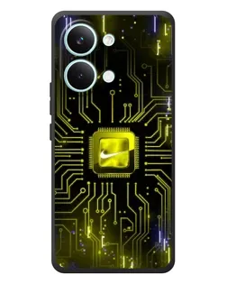 Чехол для Xiaomi Poco X8 Pro Max с картинкой «Nike — золотая искра» Чехол для Xiaomi Poco X8 Pro Max с картинкой «Nike — золотая искра»