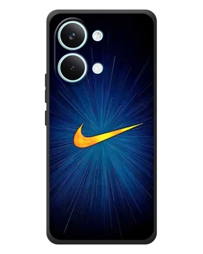 Чехол для Xiaomi Poco X8 Pro Max с картинкой «Синий пульс Nike» Чехол для Xiaomi Poco X8 Pro Max с картинкой «Синий пульс Nike»