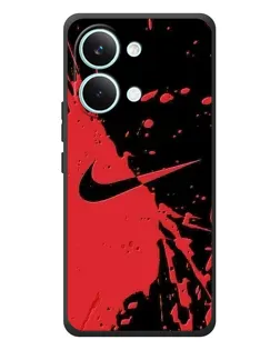 Чехол для Xiaomi Poco X8 Pro Max с картинкой «Красные брызги Nike» Чехол для Xiaomi Poco X8 Pro Max с картинкой «Красные брызги Nike»