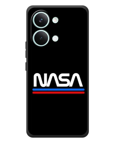 Чехол для Xiaomi Poco X8 Pro Max с картинкой «NASA — классика Red Blue» Чехол для Xiaomi Poco X8 Pro Max с картинкой «NASA — классика Red Blue»