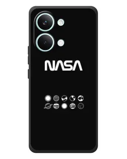 Чехол для Xiaomi Poco X8 Pro Max с картинкой «NASA — технический принт» Чехол для Xiaomi Poco X8 Pro Max с картинкой «NASA — технический принт»