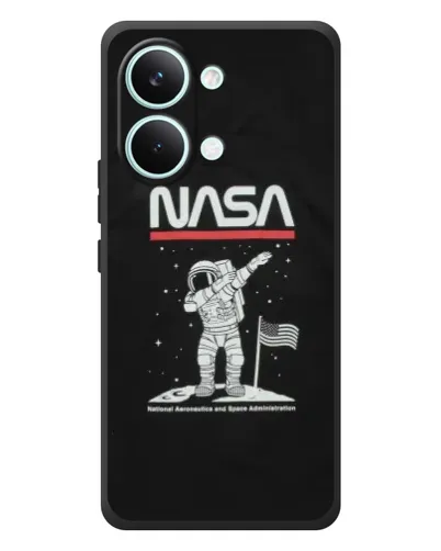 Чехол для Xiaomi Poco X8 Pro Max с картинкой «NASA — шагаем по Луне» Чехол для Xiaomi Poco X8 Pro Max с картинкой «NASA — шагаем по Луне»