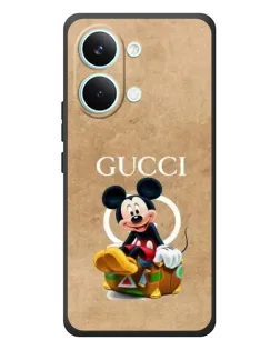 Чехол для Xiaomi Poco X8 Pro Max с картинкой «Микки Маус Gucci — крафт» Чехол для Xiaomi Poco X8 Pro Max с картинкой «Микки Маус Gucci — крафт»