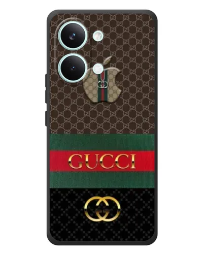 Чехол для Xiaomi Poco X8 Pro Max с картинкой «Gucci — брендированный десерт» Чехол для Xiaomi Poco X8 Pro Max с картинкой «Gucci — брендированный десерт»