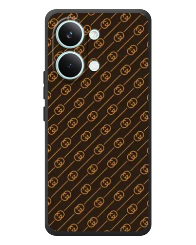 Чехол для Xiaomi Poco X8 Pro Max с картинкой «Gucci — золотые диагонали» Чехол для Xiaomi Poco X8 Pro Max с картинкой «Gucci — золотые диагонали»