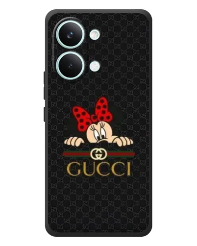 Чехол для Xiaomi Poco X8 Pro Max с картинкой «Минни Маус Gucci — черный» Чехол для Xiaomi Poco X8 Pro Max с картинкой «Минни Маус Gucci — черный»