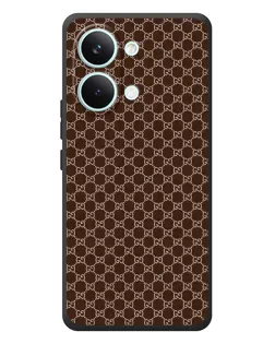 Чехол для Xiaomi Poco X8 Pro Max с картинкой «Gucci — шоколадная сетка» Чехол для Xiaomi Poco X8 Pro Max с картинкой «Gucci — шоколадная сетка»