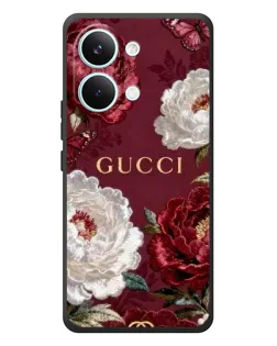 Чехол для Xiaomi Poco X8 Pro Max с картинкой «Gucci — бордовые розы» Чехол для Xiaomi Poco X8 Pro Max с картинкой «Gucci — бордовые розы»