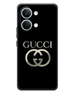 Чехол для Xiaomi Poco X8 Pro Max с картинкой «Gucci — золото на черном» Чехол для Xiaomi Poco X8 Pro Max с картинкой «Gucci — золото на черном»