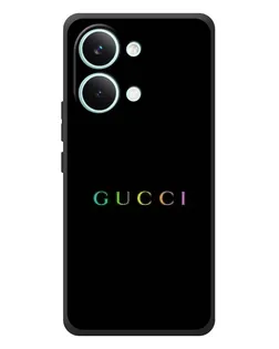 Чехол для Xiaomi Poco X8 Pro Max с картинкой «Gucci — неоновый минимализм» Чехол для Xiaomi Poco X8 Pro Max с картинкой «Gucci — неоновый минимализм»