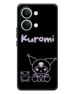 Чехол для Xiaomi Poco X8 Pro Max с картинкой «Kuromi — черный минимализм» Чехол для Xiaomi Poco X8 Pro Max с картинкой «Kuromi — черный минимализм»