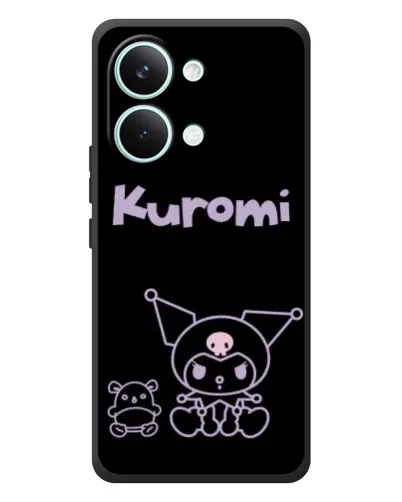 Чехол для Xiaomi Poco X8 Pro Max с картинкой «Kuromi — черный минимализм» Чехол для Xiaomi Poco X8 Pro Max с картинкой «Kuromi — черный минимализм»