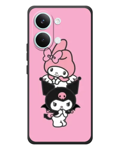 Чехол для Xiaomi Poco X8 Pro Max с картинкой «My Melody и Kuromi» Чехол для Xiaomi Poco X8 Pro Max с картинкой «My Melody и Kuromi»