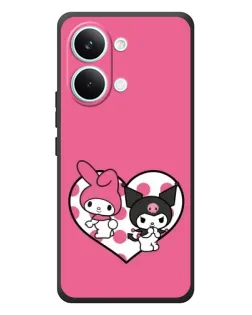 Чехол для Xiaomi Poco X8 Pro Max с картинкой «Kuromi и My Melody» Чехол для Xiaomi Poco X8 Pro Max с картинкой «Kuromi и My Melody»