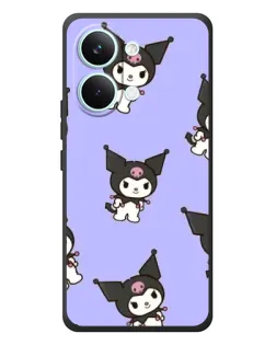 Чехол для Xiaomi Poco X8 Pro Max с картинкой «Паттерн с Kuromi» Чехол для Xiaomi Poco X8 Pro Max с картинкой «Паттерн с Kuromi»