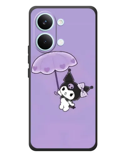 Чехол для Xiaomi Poco X8 Pro Max с картинкой «Kuromi с зонтиком» Чехол для Xiaomi Poco X8 Pro Max с картинкой «Kuromi с зонтиком»