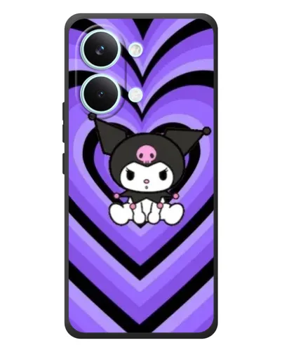 Чехол для Xiaomi Poco X8 Pro Max с картинкой «Kuromi и фиолетовые сердца» Чехол для Xiaomi Poco X8 Pro Max с картинкой «Kuromi и фиолетовые сердца»