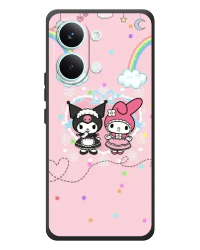 Чехол для Xiaomi Poco X8 Pro Max с картинкой «My Melody и Kuromi» Чехол для Xiaomi Poco X8 Pro Max с картинкой «My Melody и Kuromi»