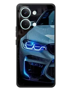 Чохол для Xiaomi Poco X8 Pro Max з картинкою «Погляд BMW з синіми фарами» Чохол для Xiaomi Poco X8 Pro Max з картинкою «Погляд BMW з синіми фарами»
