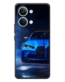 Чехол для Xiaomi Poco X8 Pro Max с картинкой «Голубая BMW M4» Чехол для Xiaomi Poco X8 Pro Max с картинкой «Голубая BMW M4»
