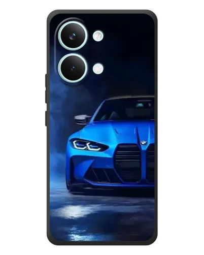Чехол для Xiaomi Poco X8 Pro Max с картинкой «Голубая BMW M4» Чехол для Xiaomi Poco X8 Pro Max с картинкой «Голубая BMW M4»