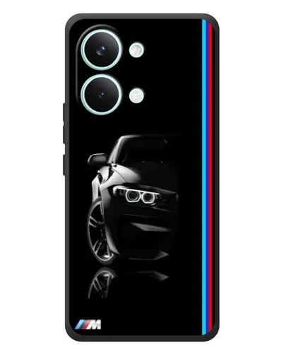 Чехол для Xiaomi Poco X8 Pro Max с картинкой «Силуэт BMW в темноте» Чехол для Xiaomi Poco X8 Pro Max с картинкой «Силуэт BMW в темноте»