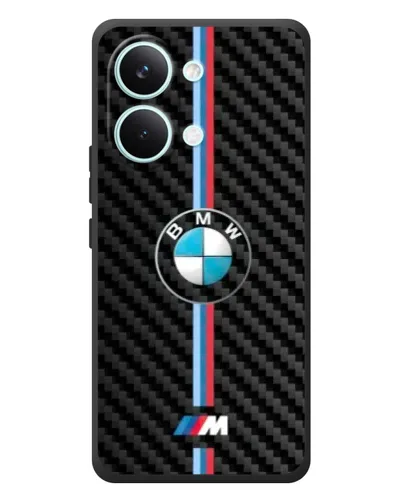 Чехол для Xiaomi Poco X8 Pro Max с картинкой «Эмблема BMW и карбон» Чехол для Xiaomi Poco X8 Pro Max с картинкой «Эмблема BMW и карбон»