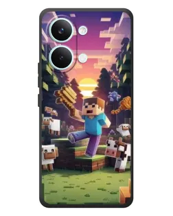 Чохол для Xiaomi Poco X8 Pro Max з картинкою «Стів на фермі» Чохол для Xiaomi Poco X8 Pro Max з картинкою «Стів на фермі»