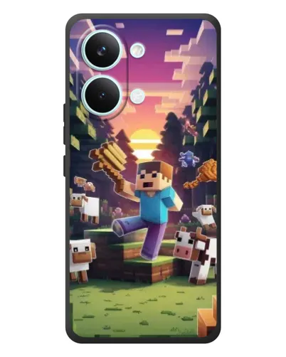 Чохол для Xiaomi Poco X8 Pro Max з картинкою «Стів на фермі» Чохол для Xiaomi Poco X8 Pro Max з картинкою «Стів на фермі»