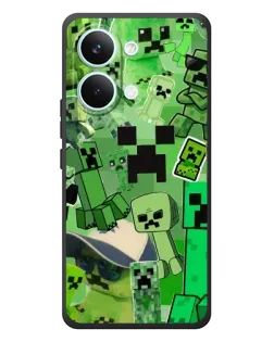 Чохол для Xiaomi Poco X8 Pro Max з картинкою «Кріпери Minecraft»