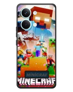 Чохол для Xiaomi Poco X8 Pro Max з картинкою «Minecraft герої гри»