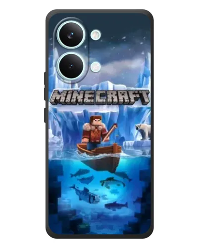 Чохол для Xiaomi Poco X8 Pro Max з картинкою «Minecraft льодянийсвіт» Чохол для Xiaomi Poco X8 Pro Max з картинкою «Minecraft льодянийсвіт»