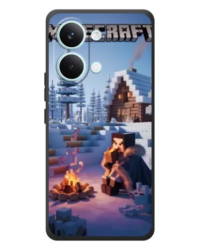 Чохол для Xiaomi Poco X8 Pro Max з картинкою «Зимовий Minecraft» Чохол для Xiaomi Poco X8 Pro Max з картинкою «Зимовий Minecraft»