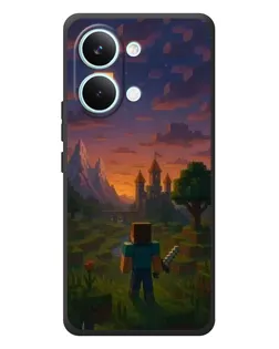 Чохол для Xiaomi Poco X8 Pro Max з картинкою «Стів біля вежі»