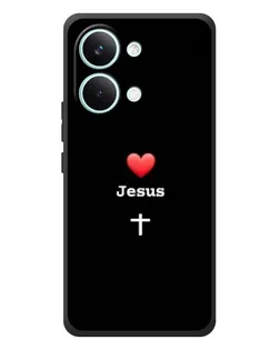 Чехол для Xiaomi Poco X8 Pro Max с картинкой «Сердце - Jesus» Чехол для Xiaomi Poco X8 Pro Max с картинкой «Сердце - Jesus»