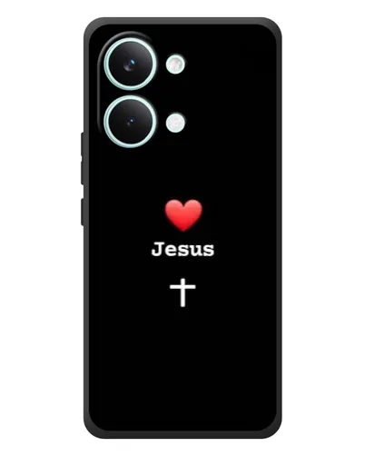 Чехол для Xiaomi Poco X8 Pro Max с картинкой «Сердце - Jesus» Чехол для Xiaomi Poco X8 Pro Max с картинкой «Сердце - Jesus»