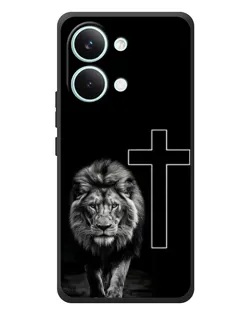 Чехол для Xiaomi Poco X8 Pro Max с картинкой «Лев и Крест» Чехол для Xiaomi Poco X8 Pro Max с картинкой «Лев и Крест»