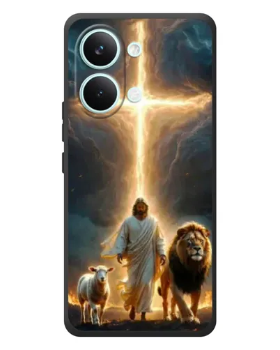 Чехол для Xiaomi Poco X8 Pro Max с картинкой «Лев Иуды и Свет» Чехол для Xiaomi Poco X8 Pro Max с картинкой «Лев Иуды и Свет»