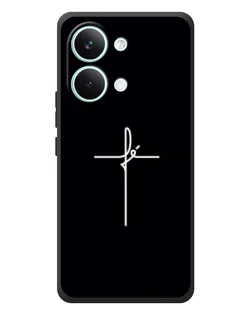 Чехол для Xiaomi Poco X8 Pro Max с картинкой «Тонкий крест» Чехол для Xiaomi Poco X8 Pro Max с картинкой «Тонкий крест»