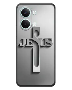 Чехол для Xiaomi Poco X8 Pro Max с картинкой «Металлический крест Jesus» Чехол для Xiaomi Poco X8 Pro Max с картинкой «Металлический крест Jesus»