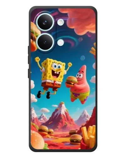 Чехол для Xiaomi Poco X8 Pro Max с картинкой «Космический фастфуд» Чехол для Xiaomi Poco X8 Pro Max с картинкой «Космический фастфуд»