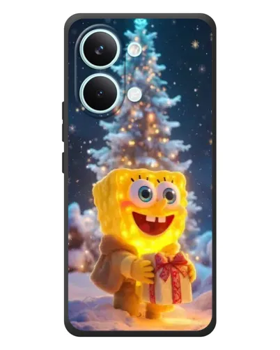 Чехол для Xiaomi Poco X8 Pro Max с картинкой «Рождественский Спанч Боб» Чехол для Xiaomi Poco X8 Pro Max с картинкой «Рождественский Спанч Боб»