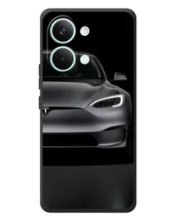 Чехол для Xiaomi Poco X8 Pro Max с картинкой «Tesla Model S Look» Чехол для Xiaomi Poco X8 Pro Max с картинкой «Tesla Model S Look»