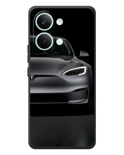 Чехол для Xiaomi Poco X8 Pro Max с картинкой «Tesla Model S Look»