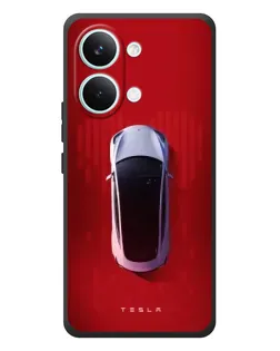 Чехол для Xiaomi Poco X8 Pro Max с картинкой «Tesla Top View» Чехол для Xiaomi Poco X8 Pro Max с картинкой «Tesla Top View»